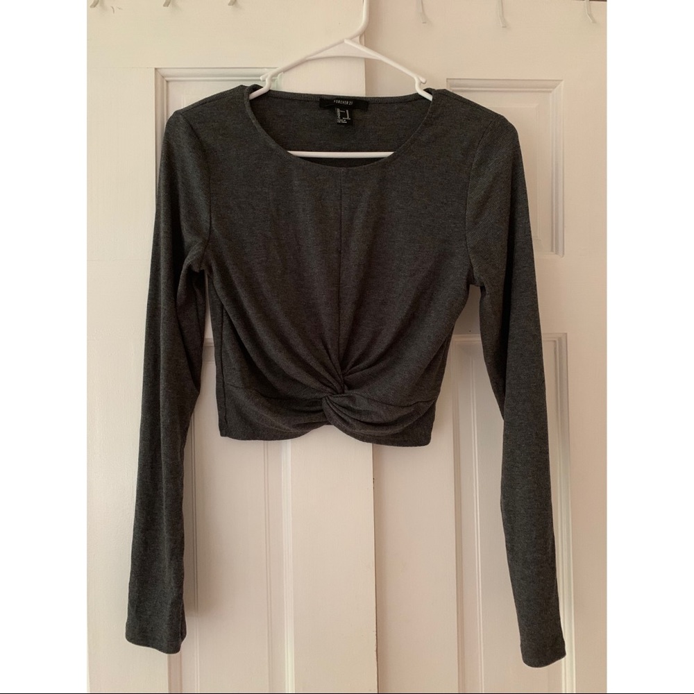 knotted crop top